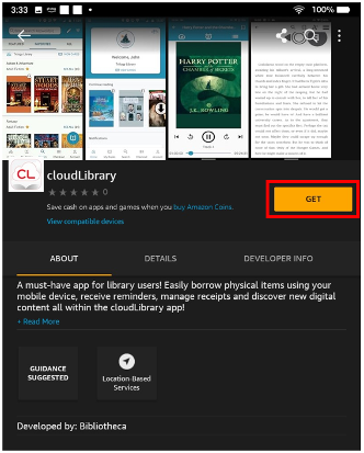 get cloudLibrary