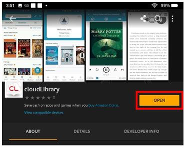 open cloudLibrary